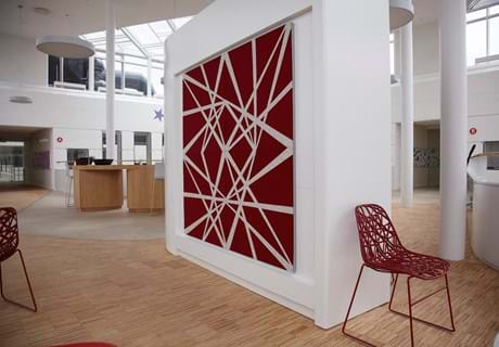 Twister akustikmoduler i filt hos Tryg (2)